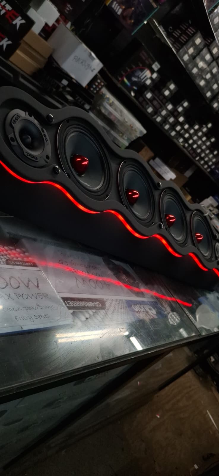 UNIVERSAL SA-4X6.5-2TWLED Speaker Panel (Loaded with Ds18 Speakers & Tweeters