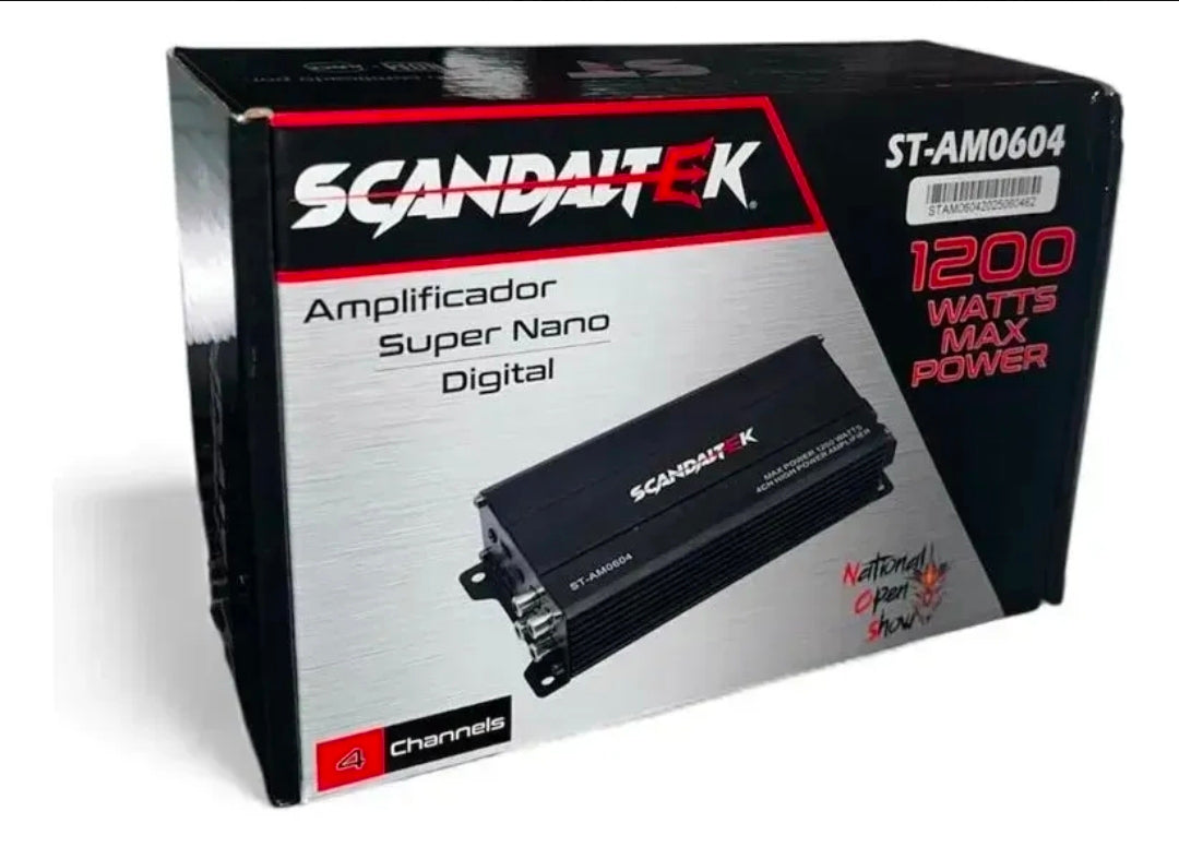Scandaltek 4 channel 1200watt