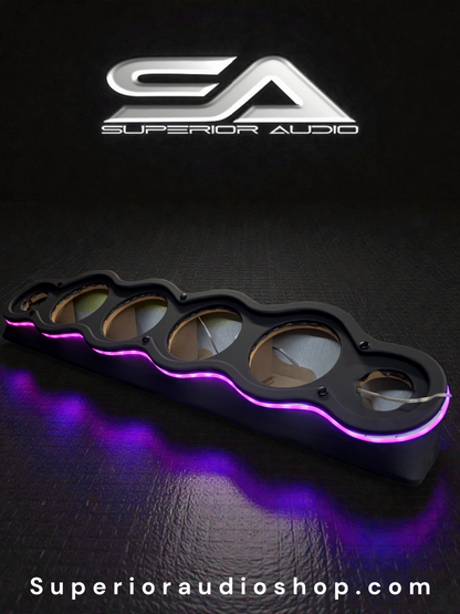 Color Chase BT Universal Speaker Panel 4x6.5 & 2xTW - Fits 6.5 & Larger Speakers