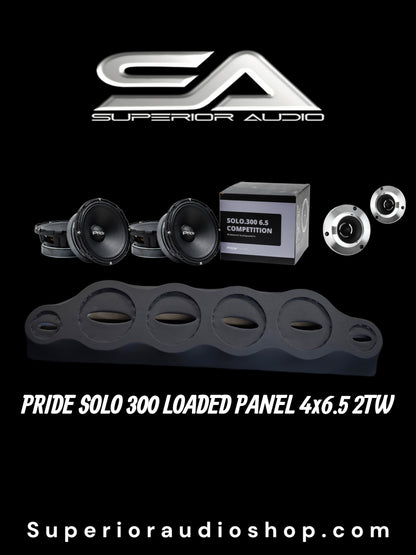 UNIVERSAL SA-4X6.5-2TWLED Speaker Panel (Loaded with PRIDE Speakers & Tweeters