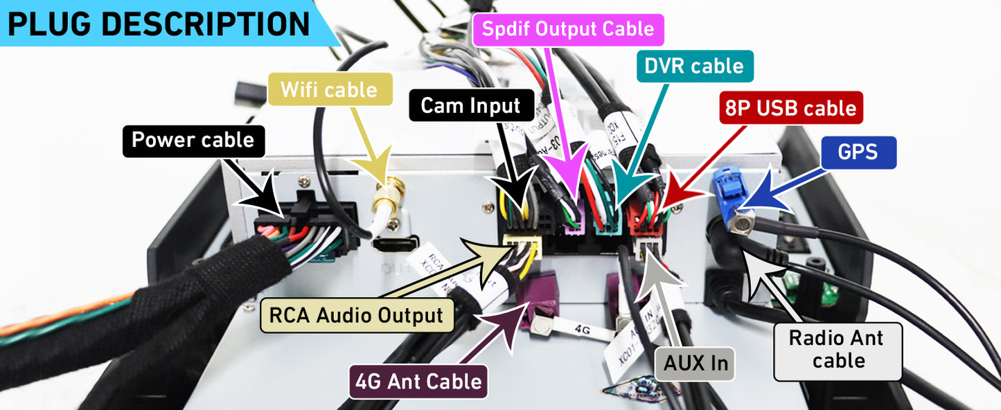 Cidava 13 Inch Car Radio for Dodge RAM 2014-2018 and 2019-2024 RAM Classic Old Body Style, T-Style Car Stereo with Wireless CarPlay/Android Auto, Fast Boot, Upgraded DSP & EQ, 4G LTE, 8+128GB