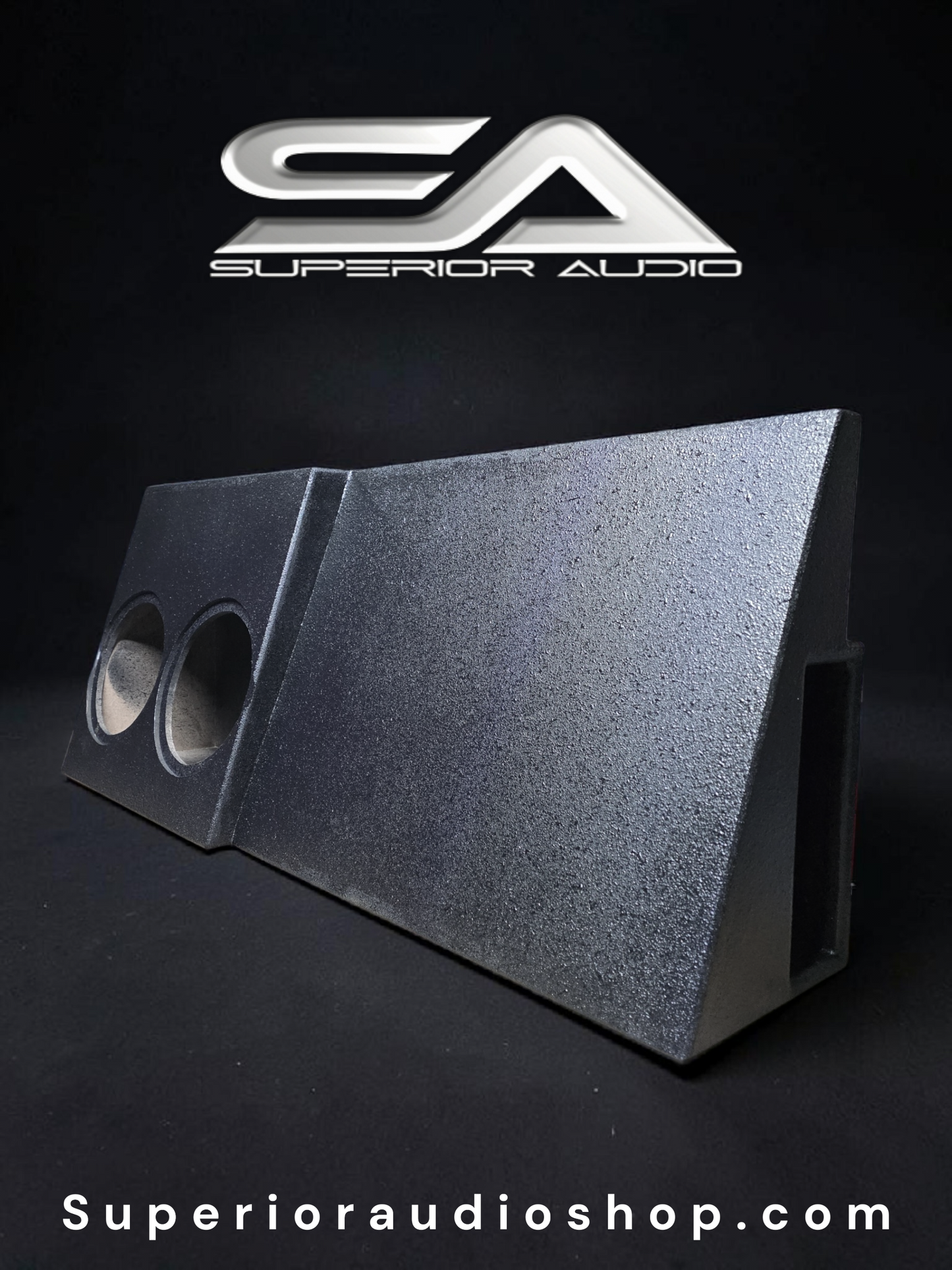 Custom Dual 6.5 DownfirePorted Subwoofer Box S10 1982-1993